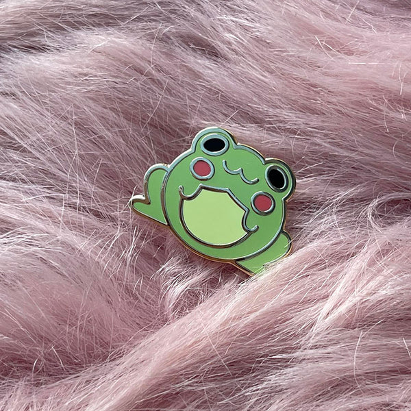Adorable Frog Froggie Enamel Pin