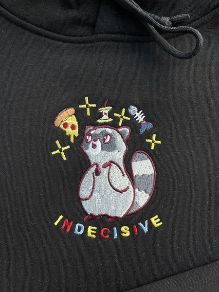 Indecisive Raccoon Organic Hoodie