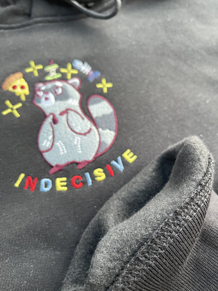 Indecisive Raccoon Organic Hoodie