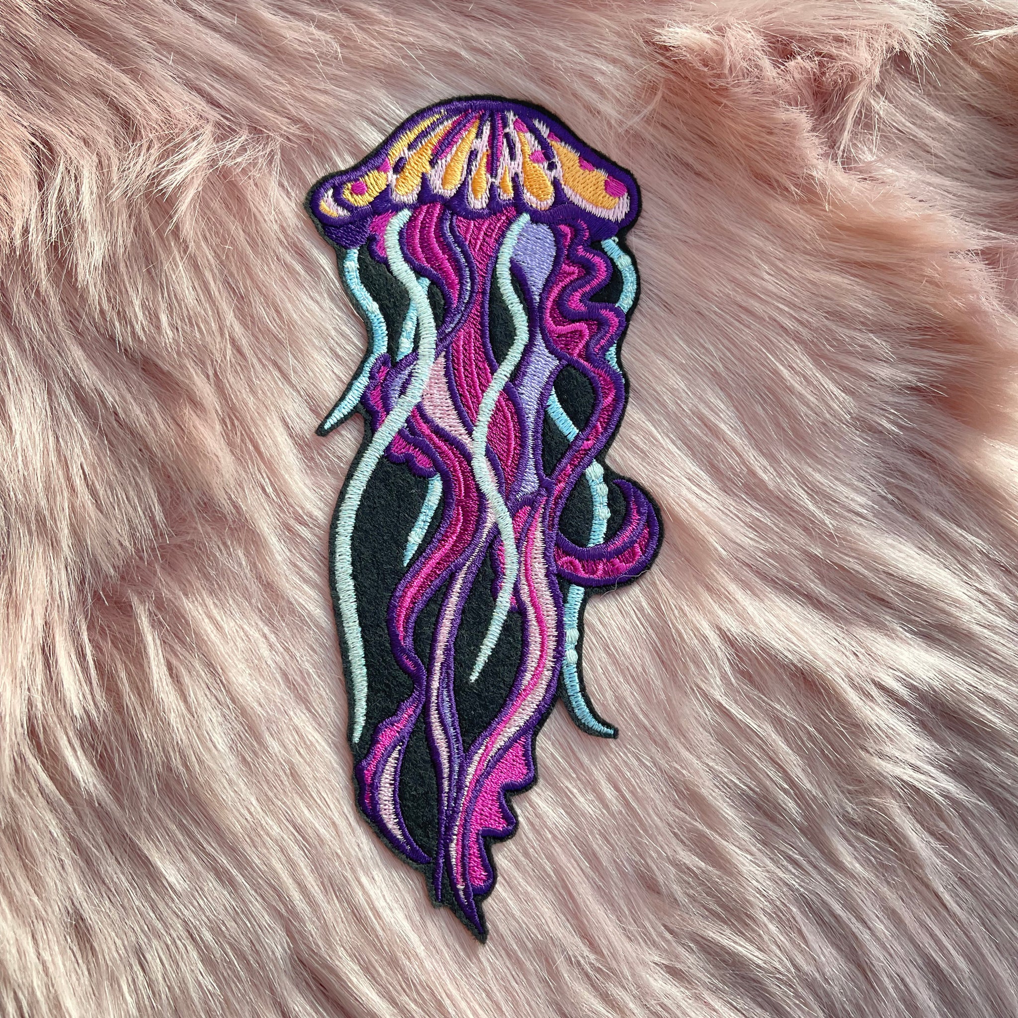 Jellyfish Embroidery Patch
