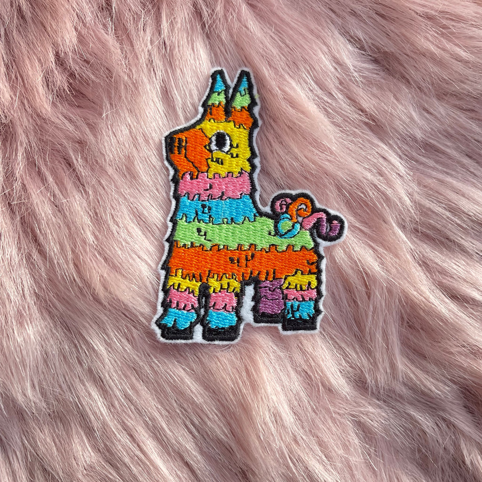 Cute Iron On Embroidery Patch Mexican Piñata Pinata accessory