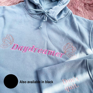 Daydreamer Embroidered Organic Hoodie