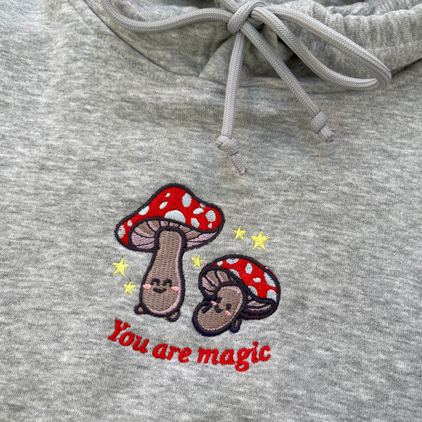 Your are Magic mushroom Toadstool unisex Organic Hoodie