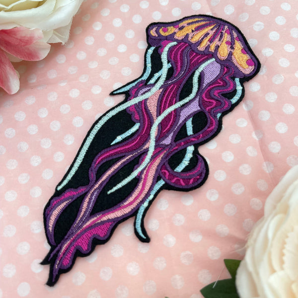 Jellyfish Embroidery Patch