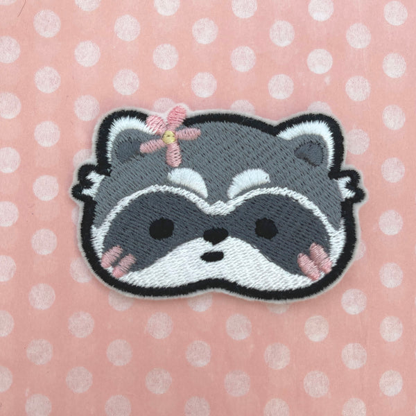 Racoon Embroidery Patch