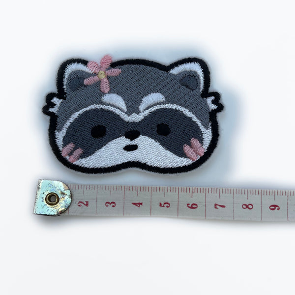 Racoon Embroidery Patch
