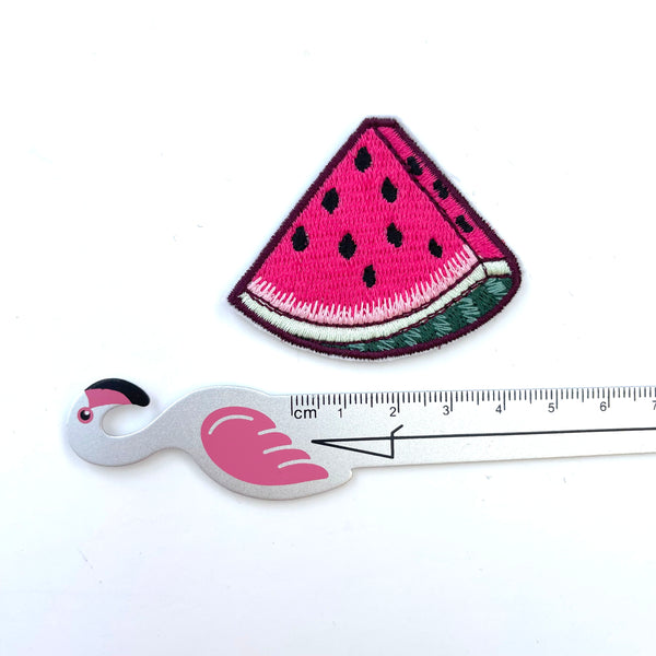 Water Melon Slice Iron On Embroidery Patch