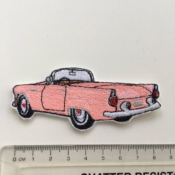 Classic Car Cadillac Iron On Embroidered Patch