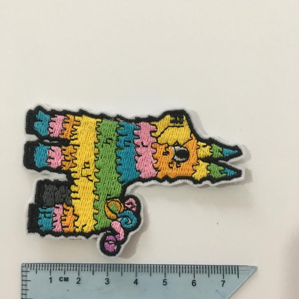 Cute Iron On Embroidery Patch Mexican Piñata Pinata accessory